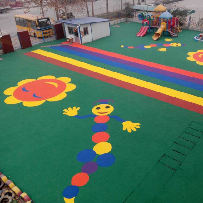 TPV弹性地板在幼儿园的应用